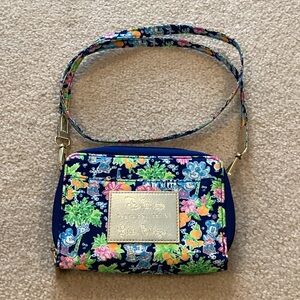 Lilly Pulitzer x Disney Blue Floral Crossbody Bag